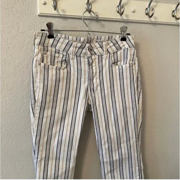 Anthropologie Pilcro & the Letterpress Striped High-Rise Bootcut Jeans - Picture 4 of 8